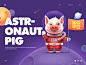 Astronaut pig astronaut