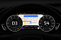 Car Dashboard : Reproductions of famous UI/UX designer's work