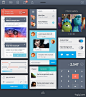 Flat-UI-Kit-vol2-PIXEDENUI主题包 PSD - 图翼网(TUYIYI.COM) - 优秀UI设计师互动平台