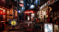 Tokyo Bar Alley, Thomas Ripoll Kobayashi : My newest project on Unreal Engine 4 I did during my spare time. It was supposed to be just a single shop at the beginning, and now it has the entire street. Most of the textures were made with Substance Painter 