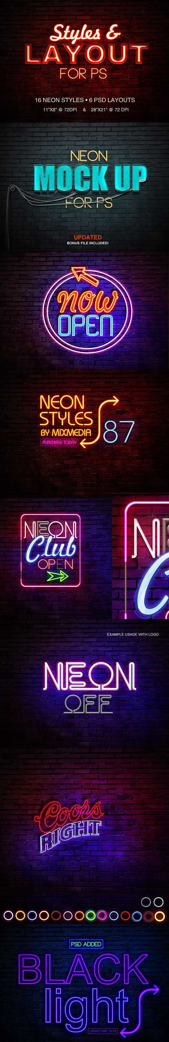 Neon Sign Styles - P...