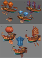 Very cool Pirate ship customization concept art!