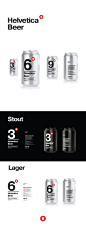 Helvetica beer on Behance: 