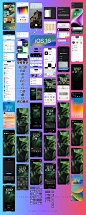 17034苹果Iphone系统灵动岛AI矢量IOS 16图标手机GUI界面设计素材-淘宝网