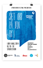 Spoken word festival'14丹麦节日宣传海报设 文艺圈 展示 设计时代网-Powered by thinkdo3