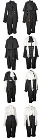 CastleToo -The Sacred College- Gothic Ouji Lolita Cape, Blouse, Pants and Skirt