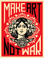 make art not war