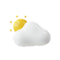 三维渲染立体卡通天气图标 Piqo Design - Weatherly 3D icons