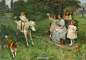【油画】英国画家亚瑟·约翰埃尔斯利油画欣赏Arthur John Elsley （1861–1952 ）