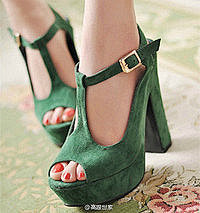 绿潮鞋