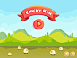 Chicky Run [game app] by Leng Sheng Hui, via Behance