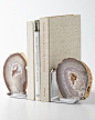 Rab Labs Natural Agate Fim Bookends