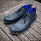 UTLAB真皮商务男鞋（蓝黑色） | Magibuy美奇#商务# #男鞋# #皮鞋# #时尚#