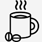 咖啡饮料咖啡因图标_88ICON https://88icon.com 咖啡 饮料 咖啡因 咖啡豆 热的 早晨 马克杯