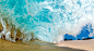 General 1500x823 nature photography landscape waves sea sand tunnel beach foam