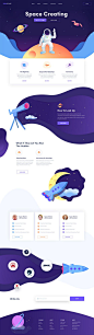 A new concept landing for cosmos admirers. ThruSpace Landing by Afterglow | minimalistic web design | web design layout inspiration | web design inspiration layout | branding and web design | personal website design