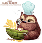 Daily Paint 2195. Leftrovers, Piper Thibodeau