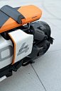 this is BMW's scooter of the future, the motorrad definition CE 04