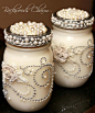 Mason Jar Centerpieces With Candles | Mason Jar Candles | Mason Jar Crafts Blog