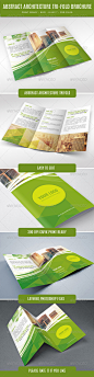 Abstract Modern Trifold  - Brochures Print Templates