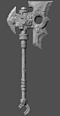 Maker Axe, Emre Ekmekci : Did this one a while ago to warm up for something else. Though I like doing hand painted stuff I don't get to do it as much as I want. From Darksiders 2. Based on a concept by Joshua Brian Smith.