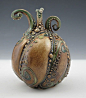 Carol Long | Bottle, pottery: 