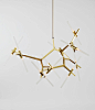 Agnes Chandelier - 20 Lights - Brushed Brass contemporary-chandeliers