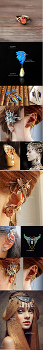 1.1万张精灵的耳环素材图片耳饰品造型设计首饰珠宝游戏人物角色-淘宝网