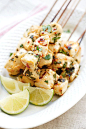 Cilantro Lime Chicken Kebab - juicy chicken kebab marinated with cilantro, lime juice and garlic. The easiest and best chicken kebab recipe ever! | rasamalaysia.com