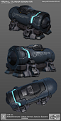 Firefall Cylinder Generator Low Poly