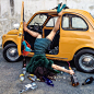 意大利摄影师Sandro Giordano带来的摔倒滑稽瞬间