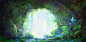 Cave_waterfall, Paperblue .net : Cave_waterfall