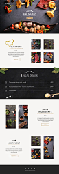 Del Gusto - Restaurant, Bar and Cafe Template on Behance: