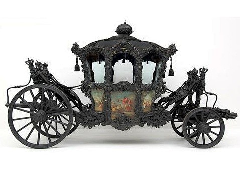 1700年奥地利哀悼车,维也纳艺术史博物...