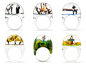 来自香港shannnam的设计师duo chan oi yau riyo和kwong ho sun howard在2011年东京设计师周的东京designboom mart上展出了他们设计的“fragmented chronicles”。这个系列由100枚戒指组成，每个戒指里面都设计了一个人造微型景观，而且都包含不同的主题，从充满童趣的元素到雪地里的修女，从带手提箱行走的女人到牧羊人和羊。每枚戒指都是一个小故事，它能激起人们的想象力和回忆