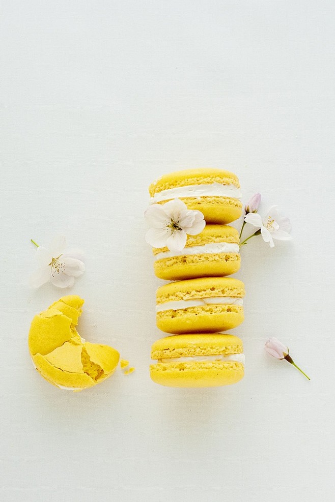 Meyer Lemon Macarons