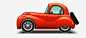 卡通手绘红色汽车免抠素材_新图网 https://ixintu.com 创意 卡通汽车 手绘 红色的汽车 装饰 车辆