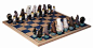 ice animal chess sets 