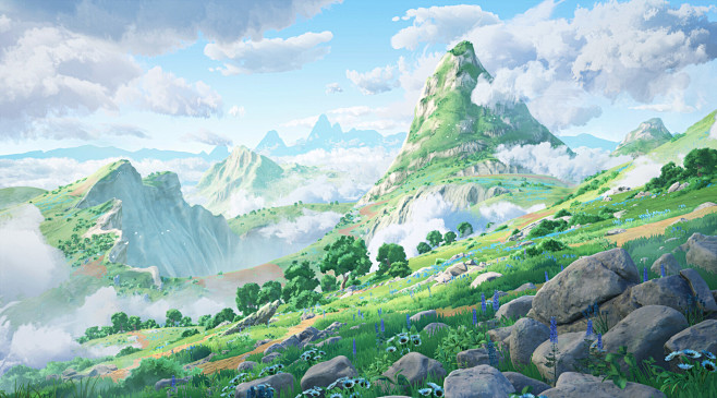 【stylized】Clouds and...