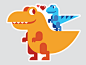 Best of Friends: T-Rex & Blue