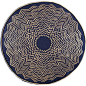 John Robshaw Anji Round Decorative Pillow: 