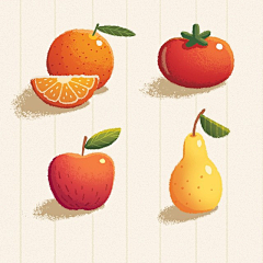 柠檬树插画采集到【练习树】填充性小元素