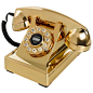 Wild and Wolf 302 Desk Phone - Gold 
