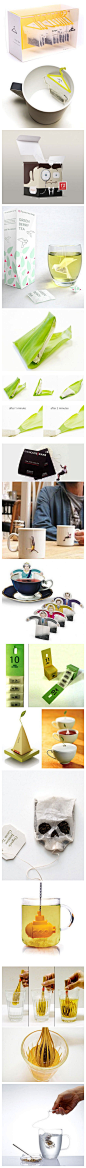 【十二款超酷茶包创意设计】12款不一样的创意设计茶包，哪款是你最喜欢的？