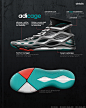 adidas adicage boost : adidas basketball shoe concept with 3D printed exoskeleton support cage