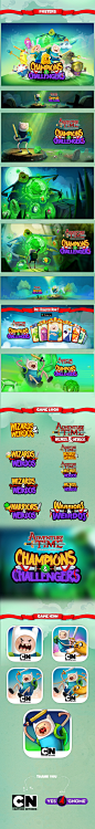 Adventure Time Champions&Challengers Mobile Game : Yesgnome new game Adventure Time Champions & Challengers. I would like to share some of my work after a long production process.