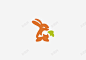 兔子胡萝卜高清素材 创意 剪影 标志 元素 免抠png 设计图片 免费下载 页面网页 平面电商 创意素材