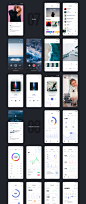 UI Kits : Think Mobile UI Kit is a high quality pack of 120 app screens in 11 categories for iPhone X, which was designed by Sketch, Adobe XD and Figma. All layers and symbols are neatly grouped, named and organized. Each layout was carefully crafted usin