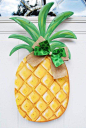 Summer Pineapple door hanger Find me at www.Facebook.com/LittlePinkHouseCreations