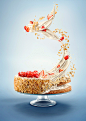 Maxima cake : Visual for a print ad and outdoor poster campaign. November 2012